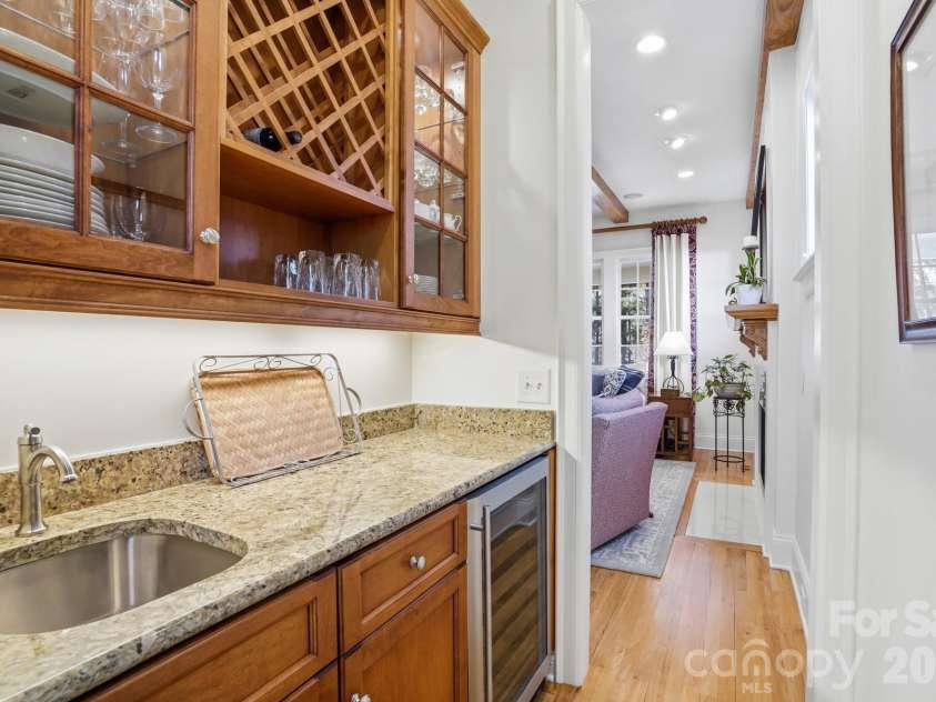 110 Yale Loop, Mooresville, NC 28117.  MLS# CAR4353992, YatesRealty ID 3578. Butler's Pantry with Wine Bar