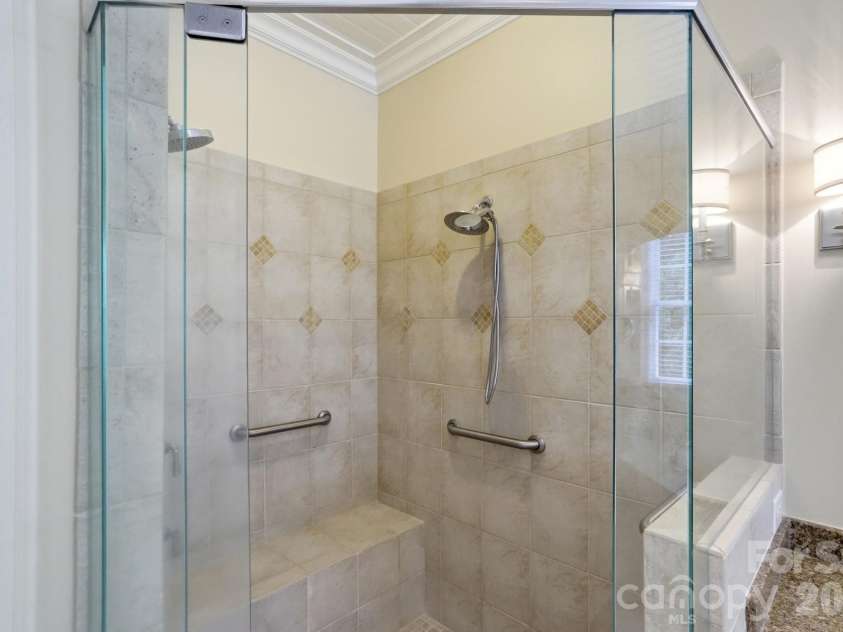 110 Yale Loop, Mooresville, NC 28117.  MLS# CAR4353992, YatesRealty ID 3578. Huge shower in the Primary Bath