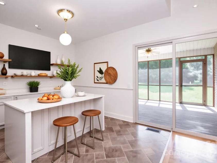 924 41st Avenue Drive, Hickory, NC 28601.  MLS# CAR4304587, YatesRealty ID 35781. Virtually staged