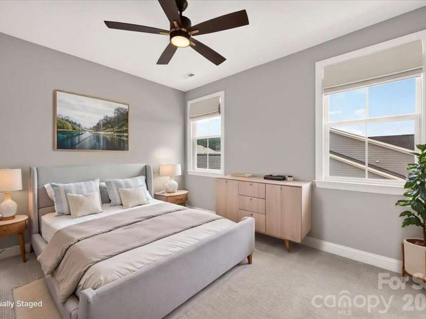 222 Lanyard Lane, Belmont, NC 28012.  MLS# CAR4400918, YatesRealty ID 35784. Bedroom 4 (Virtually Staged)