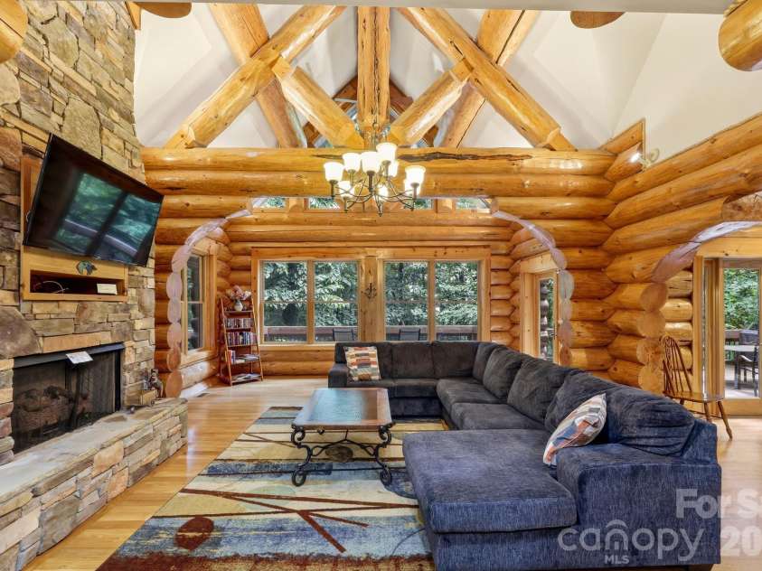 206 Big Rock Lane, Lake Lure, NC 28746.  MLS# CAR4402285, YatesRealty ID 35788. 