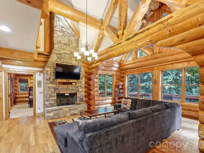 206 Big Rock Lane, Lake Lure, NC 28746.  MLS# CAR4402285, YatesRealty ID 35788. 