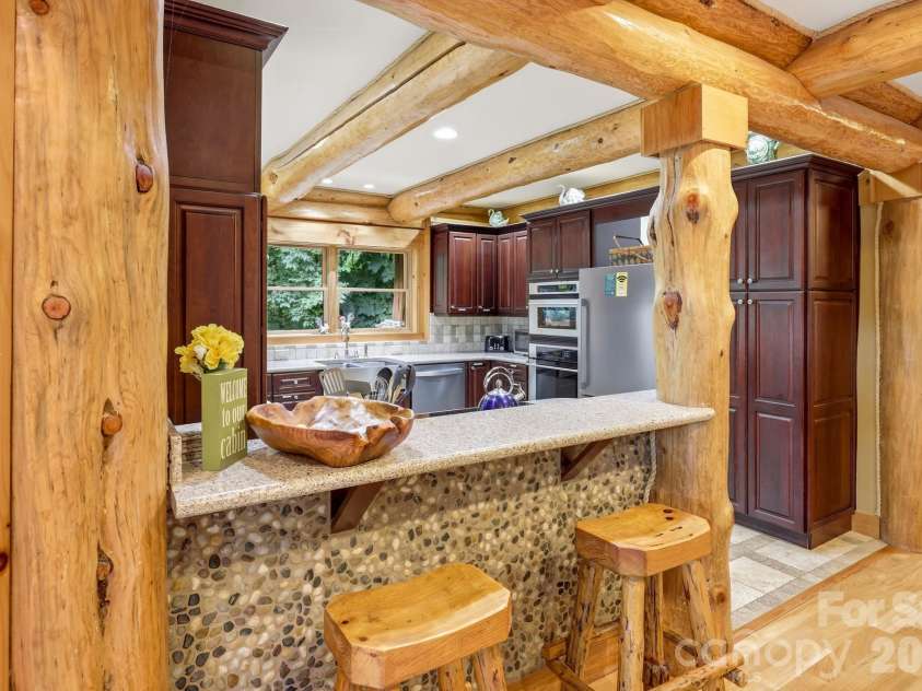 206 Big Rock Lane, Lake Lure, NC 28746.  MLS# CAR4402285, YatesRealty ID 35788. 
