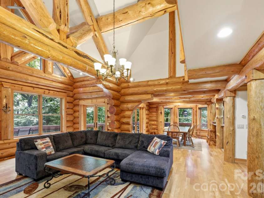 206 Big Rock Lane, Lake Lure, NC 28746.  MLS# CAR4402285, YatesRealty ID 35788. 