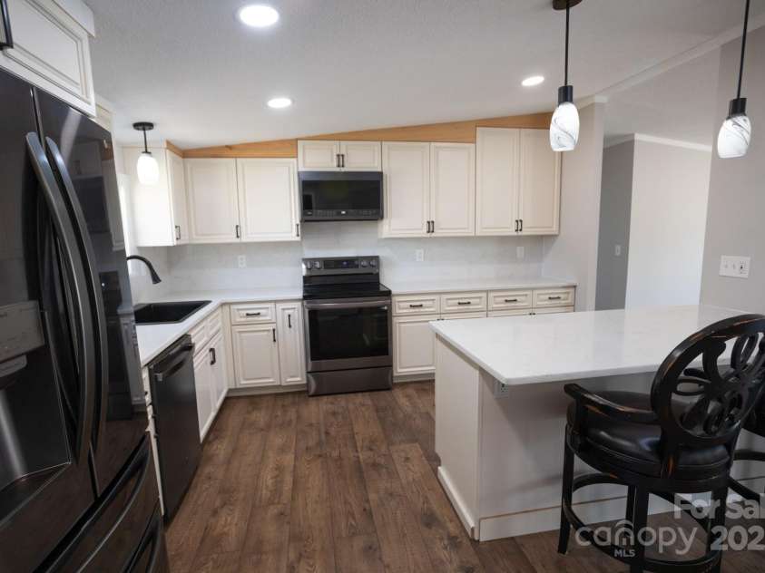 111 Hollar Street, Morganton, NC 28655.  MLS# CAR4232117, YatesRealty ID 3579. Renovated Kitchen