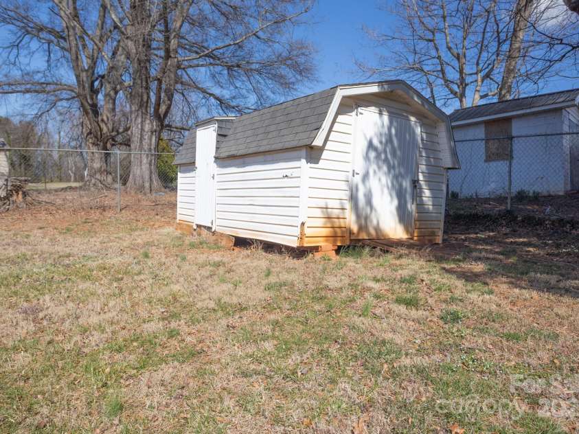 111 Hollar Street, Morganton, NC 28655.  MLS# CAR4232117, YatesRealty ID 3579. Shed