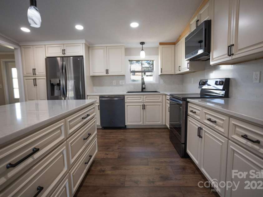 111 Hollar Street, Morganton, NC 28655.  MLS# CAR4232117, YatesRealty ID 3579. View of Kitchen from the Dining Room