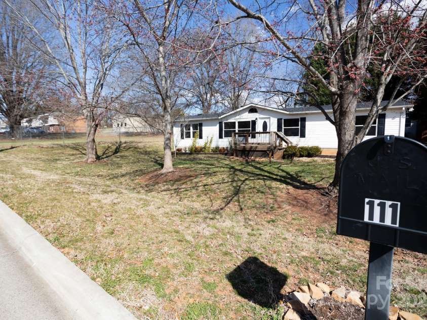 111 Hollar Street, Morganton, NC 28655.  MLS# CAR4232117, YatesRealty ID 3579. View of the front of the home from the driveway
