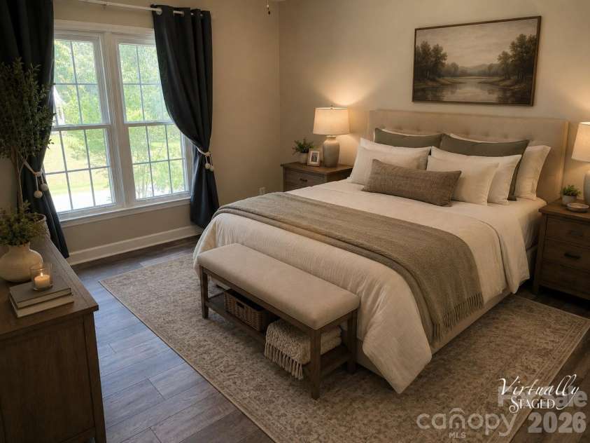 7605 Keating Drive, Oak Ridge, NC 27310.  MLS# CAR4402309, YatesRealty ID 35792. Primary Bedroom Virtually Staged