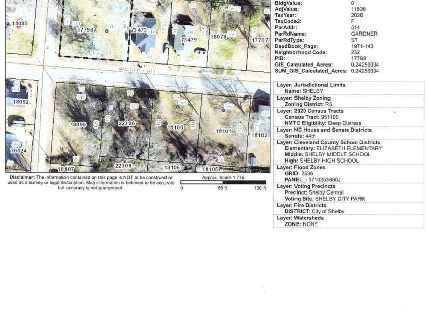 514 GARDNER Street, Shelby, NC 28150.  MLS# CAR4402426, YatesRealty ID 35796. 