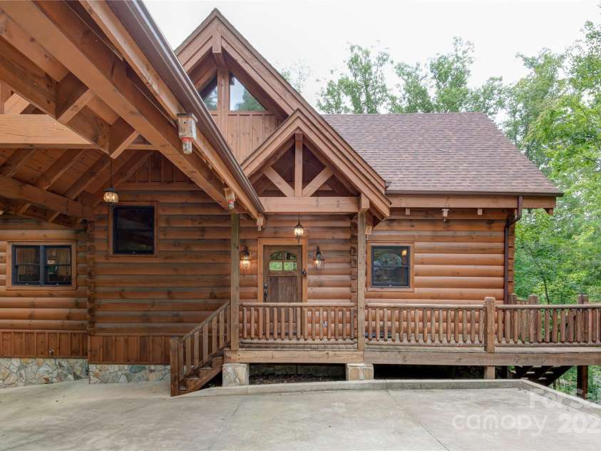 200 Blue Gill Drive, Lake Lure, NC 28746.  MLS# CAR4231611, YatesRealty ID 3580. View from drive