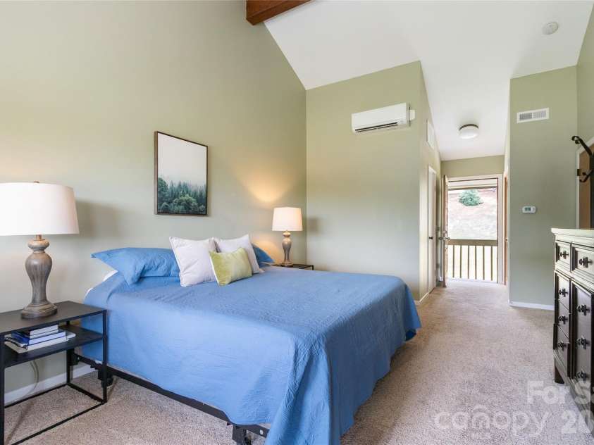 135 Fox Run Boulevard, Lake Lure, NC 28746.  MLS# CAR4398642, YatesRealty ID 35802. Primary bedroom has an ensuite bathroom