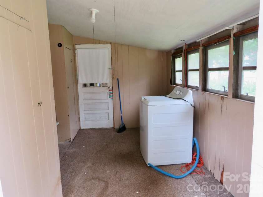601 Providence Road, Forest City, NC 28043.  MLS# CAR4400675, YatesRealty ID 35803. Back Porch/Laundry