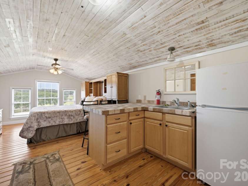 2545 Rocky River Road, Lancaster, SC 29720.  MLS# CAR4394722, YatesRealty ID 35819. 360' studio apartment with kitchen and full bath, additional 2nd floor storage