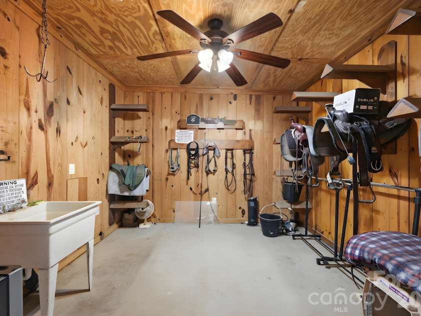 2545 Rocky River Road, Lancaster, SC 29720.  MLS# CAR4394722, YatesRealty ID 35819. Tack room with utility sink and half bath