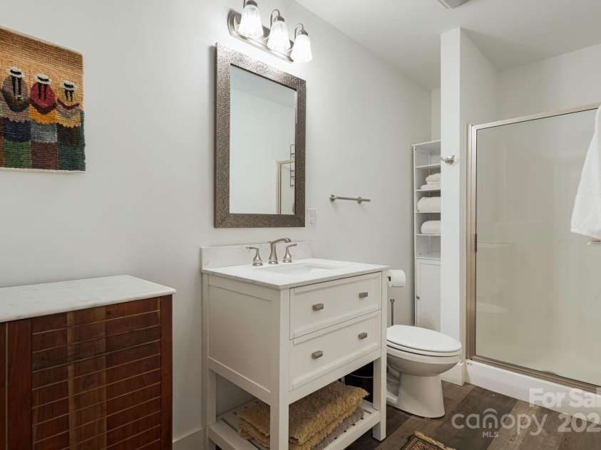 14 3rd Street, Asheville, NC 28803.  MLS# CAR4297140, YatesRealty ID 3582. Full bathroom in basement 