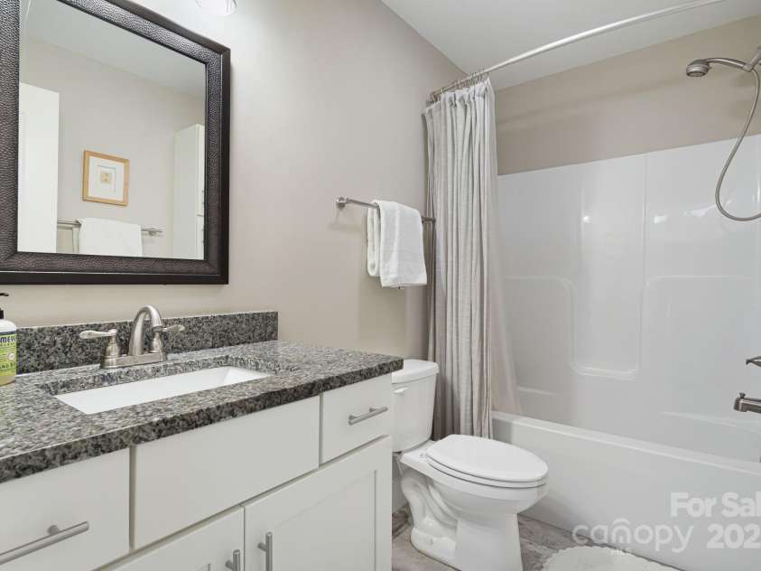 14 3rd Street, Asheville, NC 28803.  MLS# CAR4297140, YatesRealty ID 3582. Full bathroom upstairs