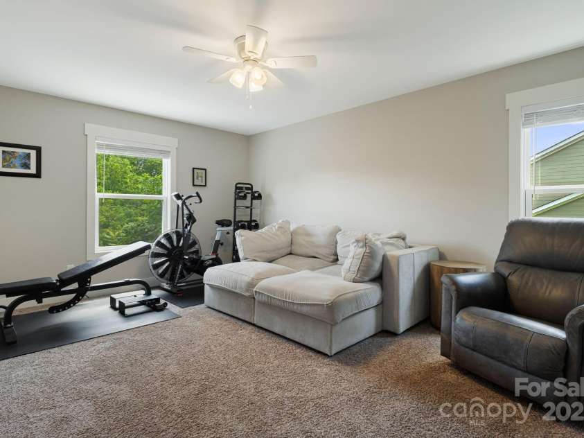 14 3rd Street, Asheville, NC 28803.  MLS# CAR4297140, YatesRealty ID 3582. Third bedroom upstairs