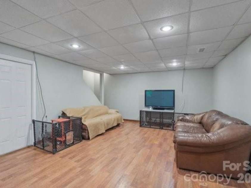 4013 Carlton Drive, Claremont, NC 28610.  MLS# CAR4381892, YatesRealty ID 35823. Basement
