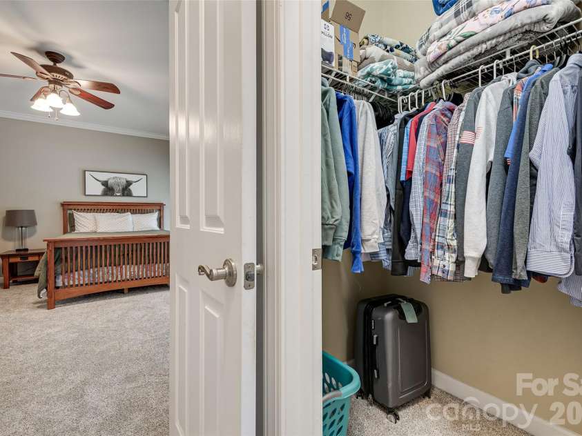 14427 Maclauren Lane, Huntersville, NC 28078.  MLS# CAR4400774, YatesRealty ID 35836. Dual closets