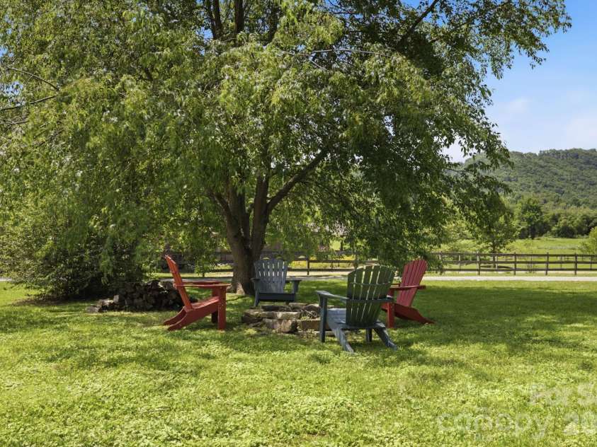 114 Cane Creek Ranch Drive, Fletcher, NC 28732.  MLS# CAR4395203, YatesRealty ID 35841. Firepit
