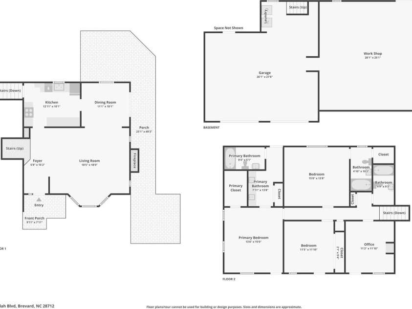 154 Hondah Boulevard, Brevard, NC 28712.  MLS# CAR4401887, YatesRealty ID 35842. 