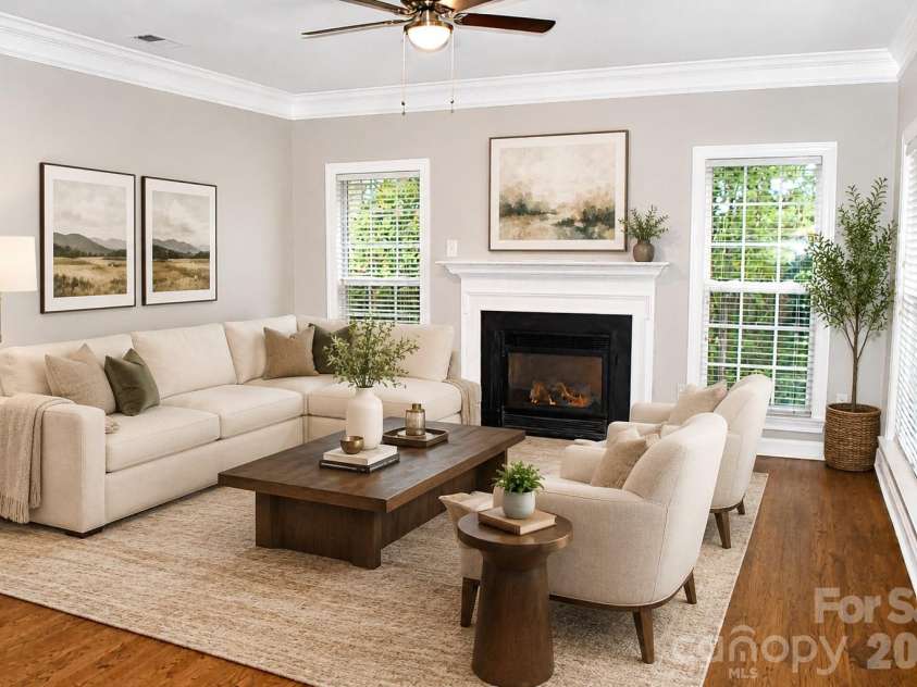 1914 Grigg Lane, Waxhaw, NC 28173.  MLS# CAR4394794, YatesRealty ID 35846. Living Room