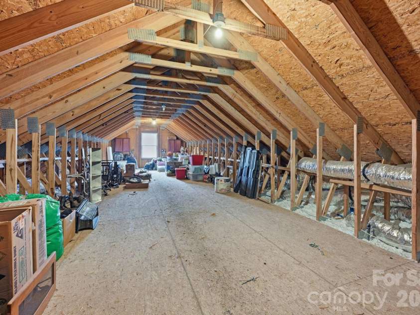 132 Monarch Lane, Mooresville, NC 28115.  MLS# CAR4391250, YatesRealty ID 35878. Huge Unfinished Walk-Up on 2nd Floor of Garage for Storage or Future Expansion