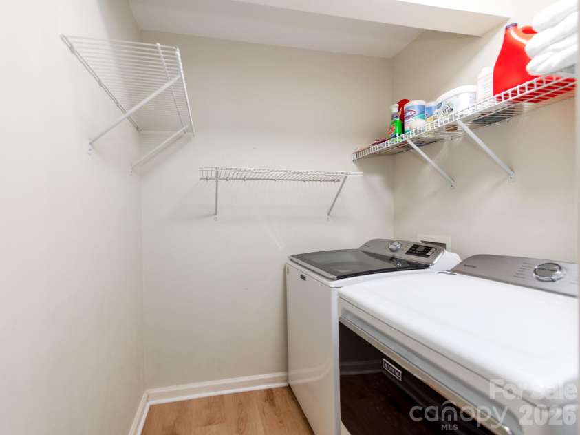 12117 Harrison Steel Drive, Charlotte, NC 28277.  MLS# CAR4397900, YatesRealty ID 35882. Spacious laundry room on entry level