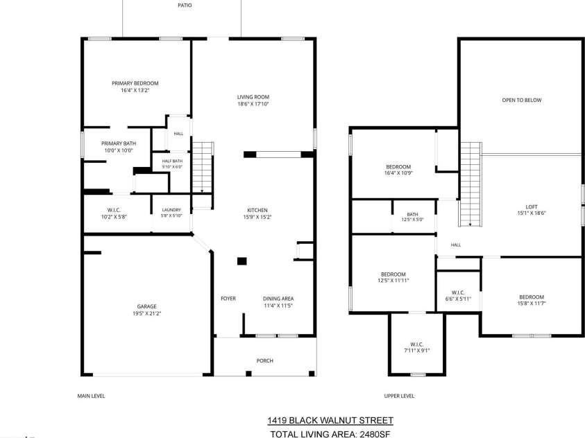 1419 Black Walnut Street, Monroe, NC 28112.  MLS# CAR4398338, YatesRealty ID 35896. 