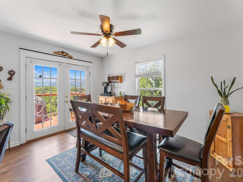 70 Heslar Way, Marshall, NC 28753.  MLS# CAR4388058, YatesRealty ID 35900. Dinning area off the Kitchen