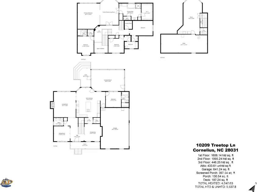 10209 Treetop Lane, Cornelius, NC 28031.  MLS# CAR4387634, YatesRealty ID 35909. Over 4000 sq feet