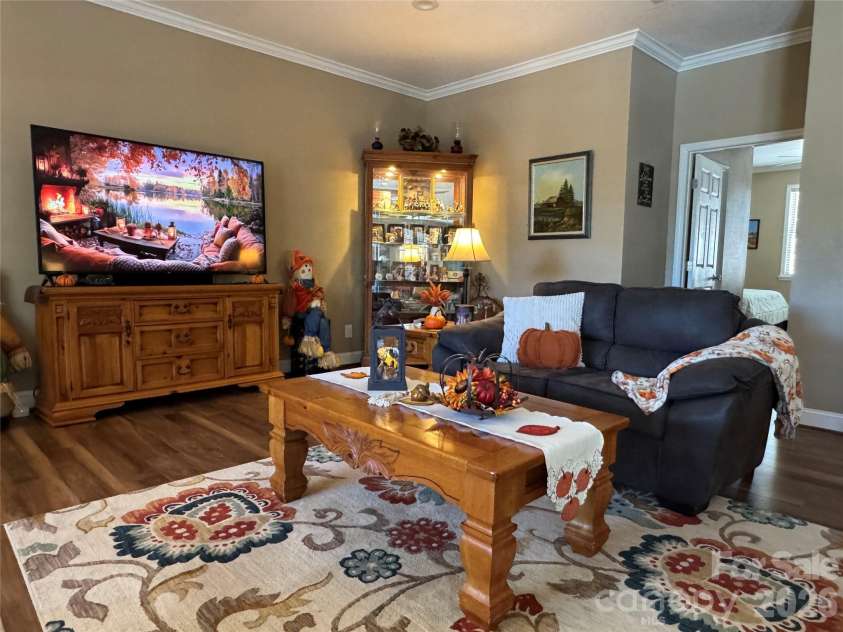261 Boland Drive, Lake Lure, NC 28746.  MLS# CAR4232429, YatesRealty ID 3592. Living Room