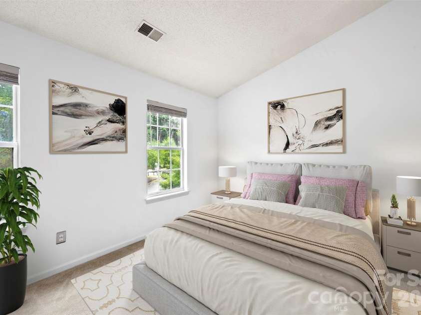 6404 Windsor Gate Lane, Charlotte, NC 28215.  MLS# CAR4401373, YatesRealty ID 35924. Virtually Staged Photo