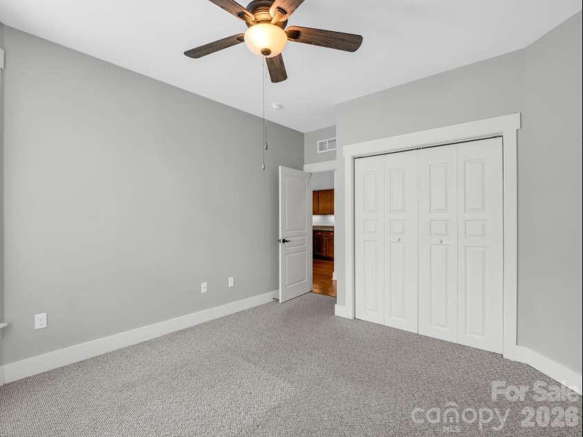 595 Summerfield Place, Flat Rock, NC 28731.  MLS# CAR4402478, YatesRealty ID 35964. Bedroom 2
