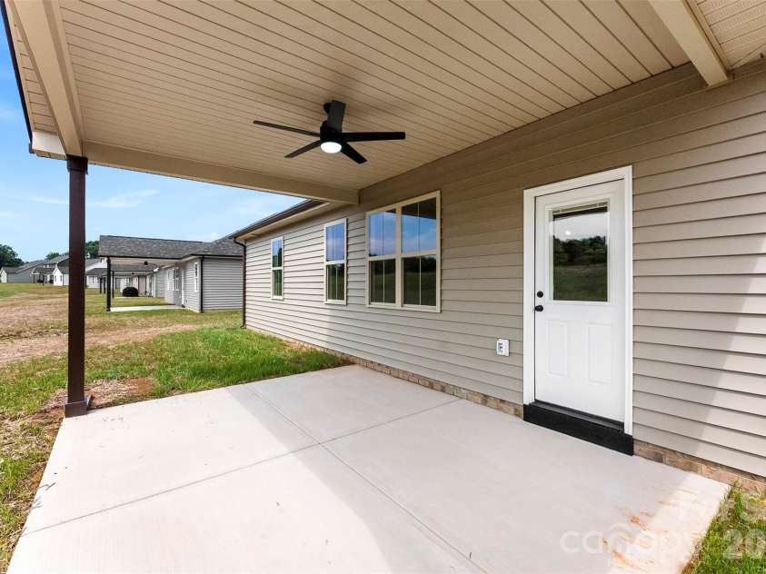 1024 Speight Road, Albemarle, NC 28001.  MLS# CAR4402924, YatesRealty ID 35969. Covered Back Porch
