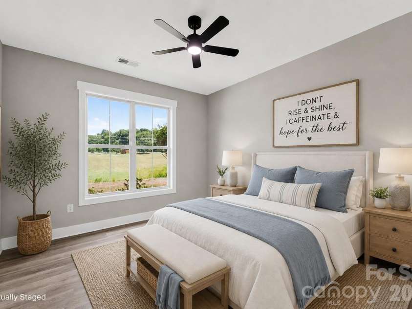 1024 Speight Road, Albemarle, NC 28001.  MLS# CAR4402924, YatesRealty ID 35969. Virtually Staged - Bedroom 2