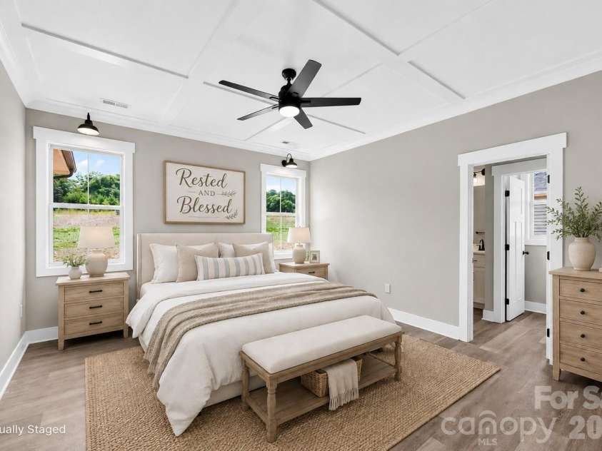 1024 Speight Road, Albemarle, NC 28001.  MLS# CAR4402924, YatesRealty ID 35969. Virtually Staged - Primary Bedroom