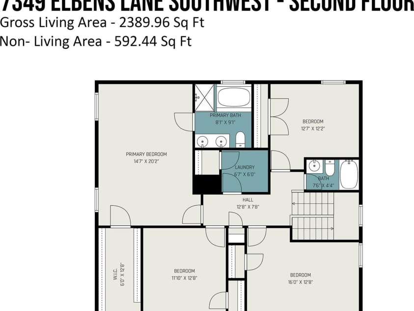 7349 Elbens Lane, Concord, NC 28025.  MLS# CAR4330918, YatesRealty ID 3597. 