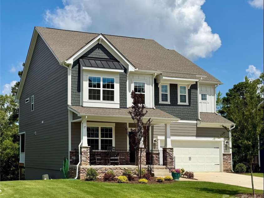 199 Hamptons Cove Road, Troutman, NC 28166.  MLS# CAR4398943, YatesRealty ID 35974. Large yard w/space between neighbors