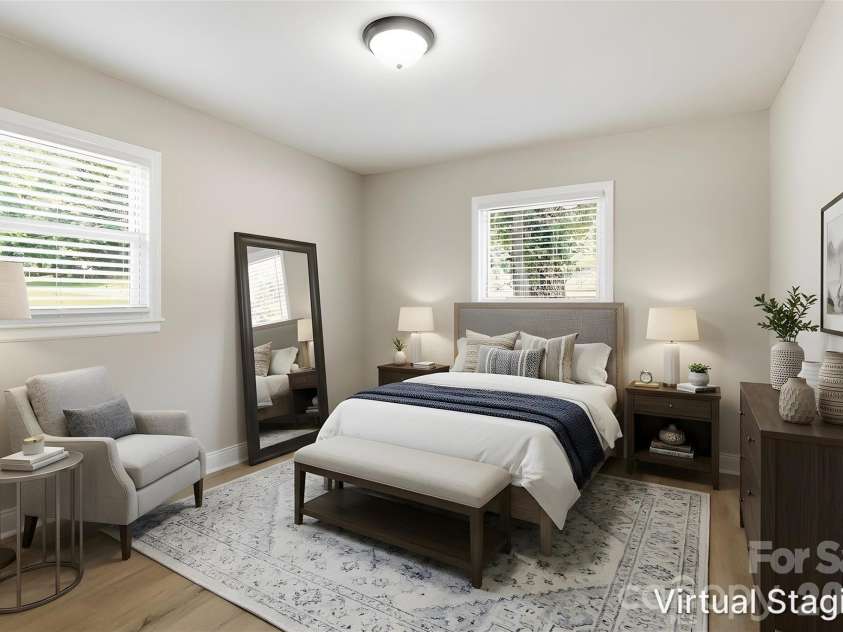 4800 Westridge Drive, Charlotte, NC 28208.  MLS# CAR4400257, YatesRealty ID 35976. Walking into second bedroom (virtually staged & enhanced).