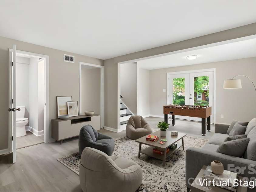 361 Sleepy Hollow Road, Charlotte, NC 28217.  MLS# CAR4400246, YatesRealty ID 35977. Bonus room, virtually staged as a game room (virtually staged & enhanced).