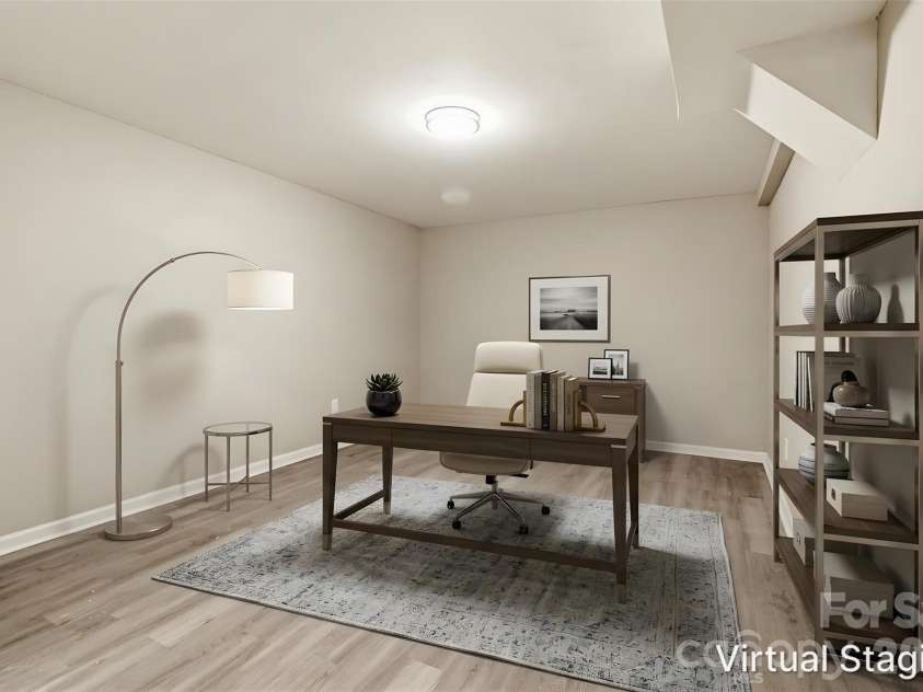 361 Sleepy Hollow Road, Charlotte, NC 28217.  MLS# CAR4400246, YatesRealty ID 35977. Second bonus room downstairs modeled as your new home office (virtually staged & enhanced).
