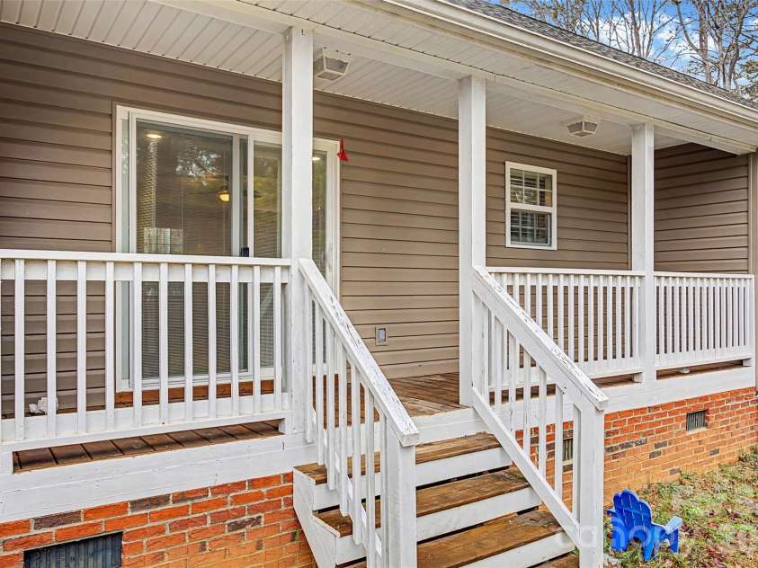 786 Tirzah Road, York, SC 29745.  MLS# CAR4342427, YatesRealty ID 3598. Back porch