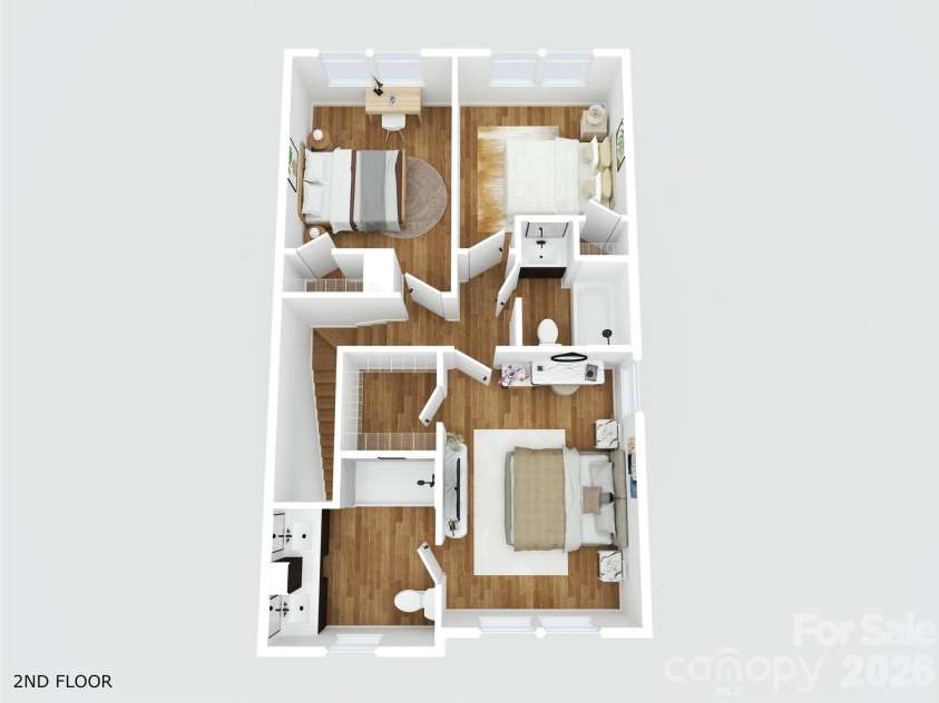 116 7th Avenue, Hickory, NC 28602.  MLS# CAR4400544, YatesRealty ID 35983. Upper Level Floor Plan