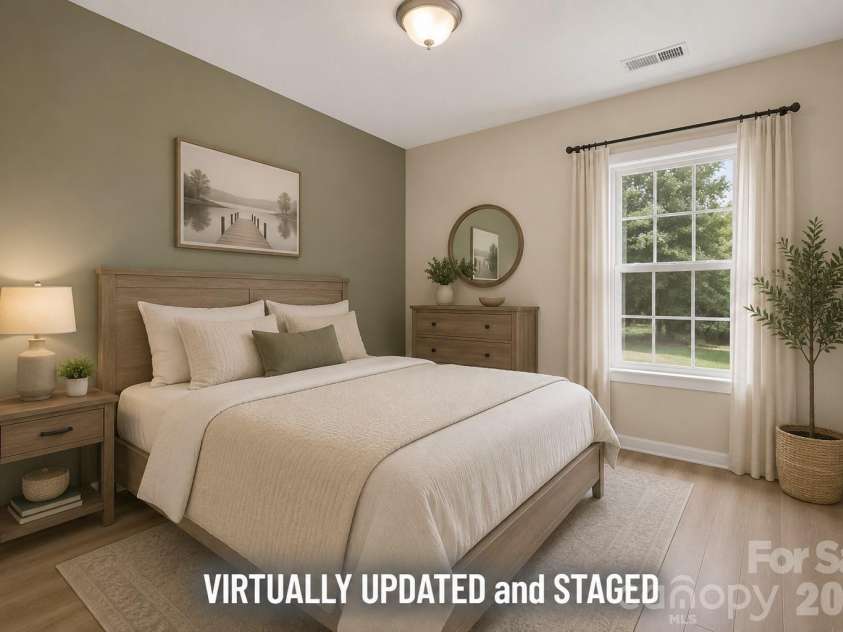 7424 Hannah Alexander Lane, Charlotte, NC 28227.  MLS# CAR4402040, YatesRealty ID 35986. VIRTUALLY Updated and Staged Guest Room Idea