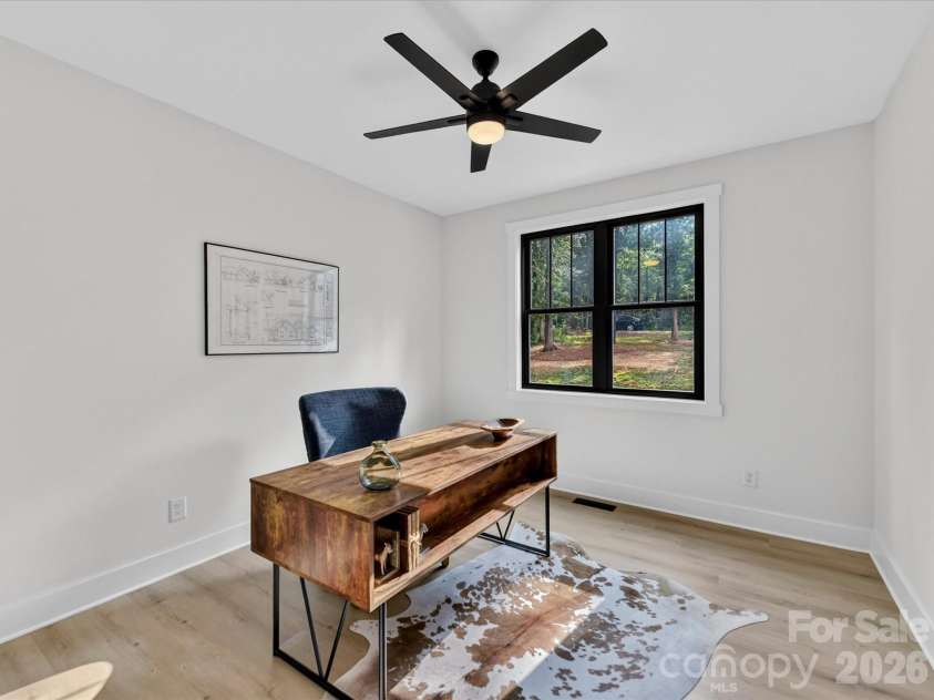 1215 Pine Forest Drive, Lancaster, SC 29720.  MLS# CAR4398929, YatesRealty ID 36013. Bedroom 3 serving as a home office