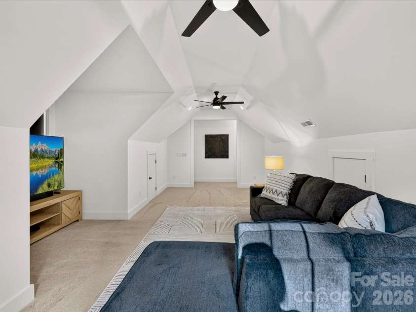 1215 Pine Forest Drive, Lancaster, SC 29720.  MLS# CAR4398929, YatesRealty ID 36013. There is a full walk out attic located on the upper level near the bonus room