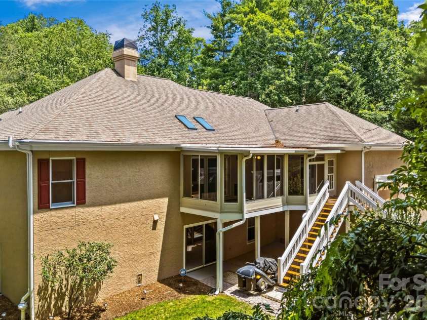 200 Teaberry Lane, Hendersonville, NC 28739.  MLS# CAR4399670, YatesRealty ID 36016. Rear Elevation