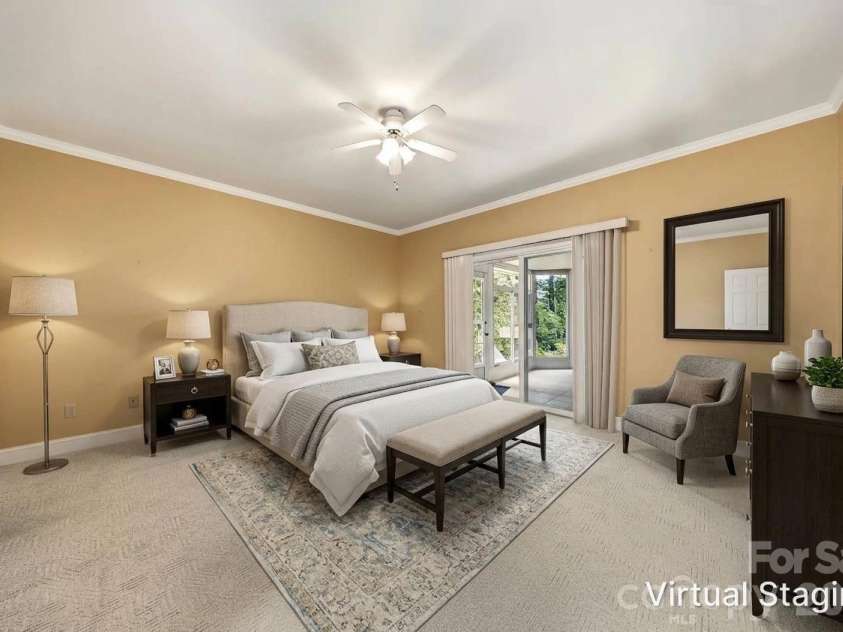 200 Teaberry Lane, Hendersonville, NC 28739.  MLS# CAR4399670, YatesRealty ID 36016. Virtually Staged Primary Suite